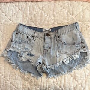 One Teaspoon Denim Shorts